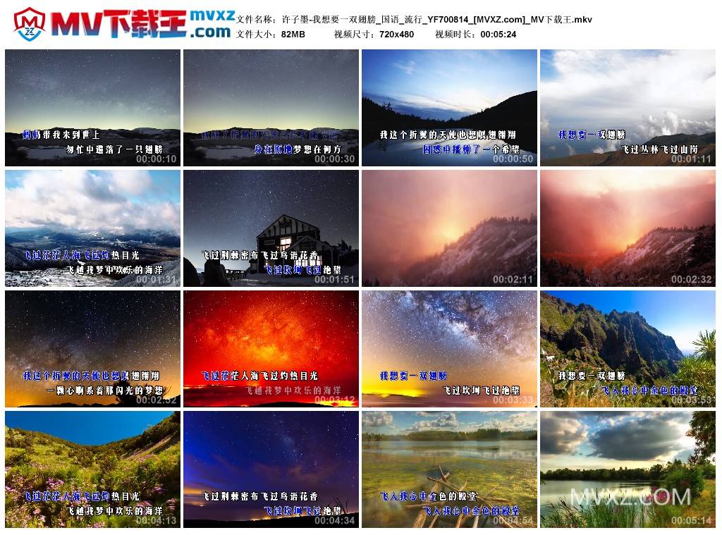 许子墨-我想要一双翅膀_国语_流行_YF700814